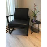 👉 Leren fauteuil zwart zwarte leer secret zwart, leer, stoel 8719128971063