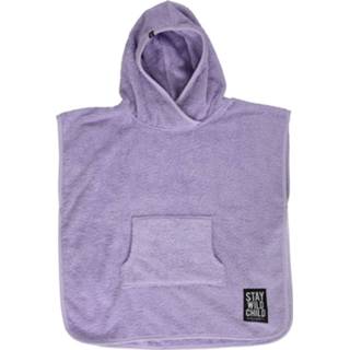 👉 Poncho lavendel lila jongens kinderen meisjes Surf Deluxe 100% Organic - Katoenen Handdoek Kind Jongen Meisje Strand Zwembad Zee Vakantie Lavender 7436909041081