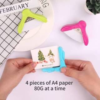 👉 Fotopapier KW-triO Corner Rounder Punch R5mm Round Trimmer Cutter for Card Photo Paper Laminating Pouches