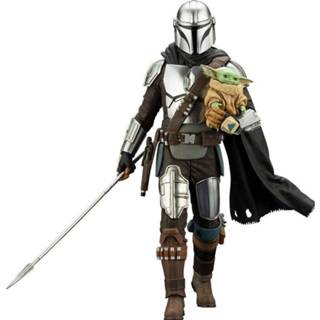 👉 Mannen Star Wars The Mandalorian ARTFX Statue 1/10 & Grogu with Beskar Staff 18 cm 4934054039555