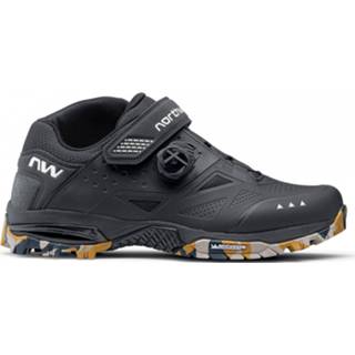 👉 Fiets schoenen mannen 48 zwart grijs Northwave - Enduro Mid 2 Fietsschoenen maat 48, zwart/grijs 8030819238600