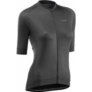 👉 Short sleeve XL vrouwen zwart grijs Northwave - Women's Fast Jersey Fietsshirt maat XL, zwart/grijs 8030819209013