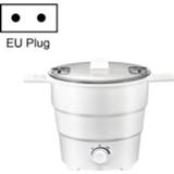 Elektrisch fornuis wit active DP-10A Multifunctionele elektrische Mini Travel Folding Cooker (EU Plug White)