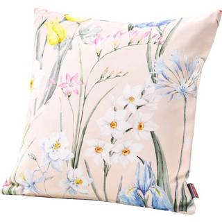 👉 Kussenhoes multicolor katoen gebloemd unisex met ritssluiting Matilda Hossner