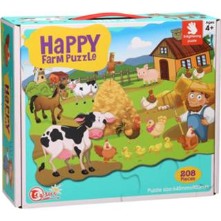👉 Puzzel Happy Farm Puzzel, 208st. 3800966017169