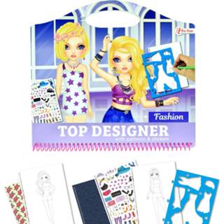 👉 Schetsboek paars meisjes Toi-toys Top Designer 8719905461336