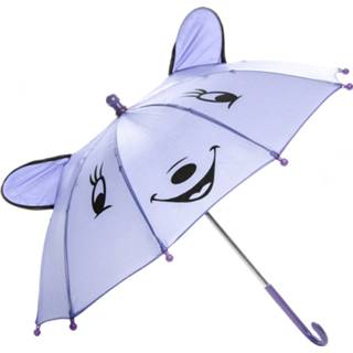👉 Dieren paraplu paars Vrolijke - 5413247035080