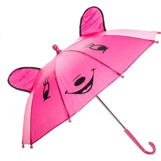 👉 Dieren paraplu roze Vrolijke - 5413247035080