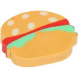 👉 Bruin rood groen rubber Lg-imports Gum Hamburger Junior 3 Cm Bruin/rood/groen 5413247064349
