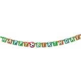 Letterslinger karton multikleur Haza Original Goal! Happy Birthday 2 Meter 8711319352064