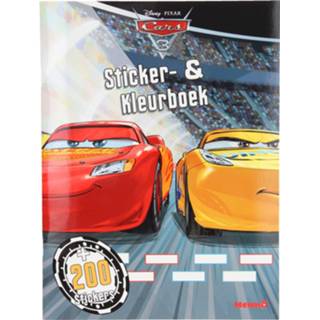 👉 Kleurboek Cars 3 Sticker- en 9789052956053