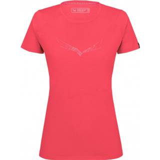 👉 Salewa - Women's Pure Dolomites Hemp T-Shirt - Sportshirt maat 44, zwart