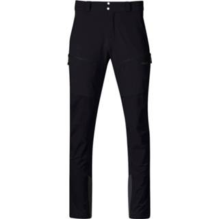 👉 Mannen 56 zwart Bergans - Rabot V2 Softshell Pants Softshellbroek maat Long, 7031582351139