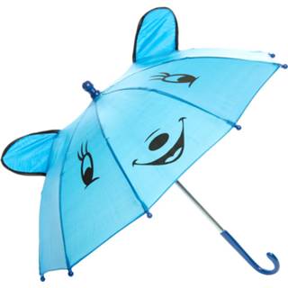 👉 Dieren paraplu blauw Vrolijke - Blauw, Ø 50 cm 5413247035080