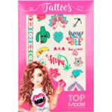 👉 Multikleur Top Model Tattoovel Metallic Junior 21,5 X 14,5 Cm 2 Stuks 4010070389178