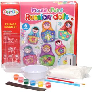 👉 Matroesjka gips Gieten Magneten - Matroesjka's 3800966022125