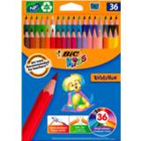 👉 Kleurpotlood kinderen BIC Kids Ecolution Evolution Kleurpotloden, 36st. 3086123499140