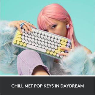 👉 Toetsenbord Logitech POP Keys - Muntkleur 5099206101593