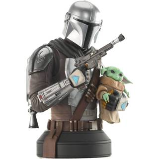 👉 Mannen Star Wars: The Mandalorian Bust 1/6 with Grogu 15 cm 699788843659