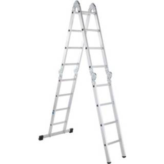 👉 Multifunctionele ladder aluminium ZARGES 42384 Opklapbaar 14.57 kg 4003866423842