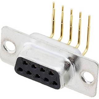 👉 Encitech DD50-F-T-B-G-RBM 2103-2200-15 D-sub female connector 90 ° Aantal polen: 50 Soldeerpennen 1 stuk(s) Tray 2050005905365