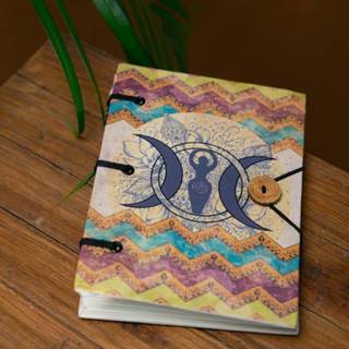 👉 Notitieboek papier Handgemaakt Notitieboekje Godin (18 x 13 cm) 7141262508361