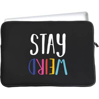 👉 Shirt multi-color steekhoesje Stay Weird Samsung Galaxy Tab A8 Sleeve - 8720684211371