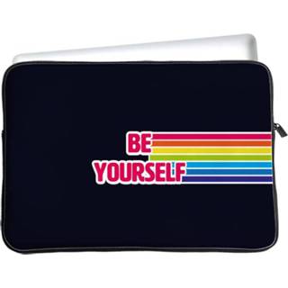 👉 Shirt multi-color steekhoesje Be Yourself Samsung Galaxy Tab A8 Sleeve - 8720684211302