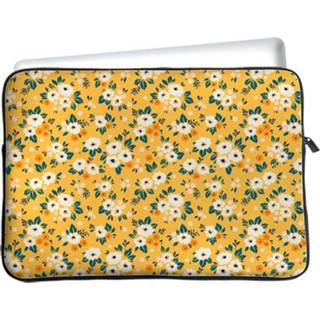 👉 Shirt multi-color steekhoesje vintage bloemenprint Samsung Galaxy Tab A8 Sleeve - 8720684211272