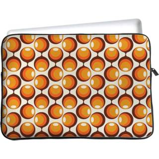 👉 Shirt oranje multi-color steekhoesje Samsung Galaxy Tab A8 Sleeve - 70s 8720684211197