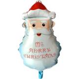 👉 Ballon active 10 stks Kerstdecoratie Aluminiumfilm ballonnen, stijl: Santa Head