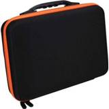 👉 Opbergtas oranje diamant active Schilderen Subbottelen Borduurwerk Nagelkast, Stijl: 30 Grid Fles (Oranje)