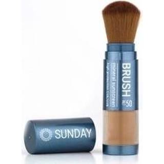 👉 Mineraal gezondheid Sunday Brush Mineral Sunscreen SPF50 - Tan 8719326303222