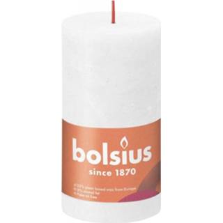 👉 Kaars wit Bolsius 130X68mm 8717847146632