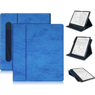 👉 E-reader hoes blauw active Case2go - geschikt voor Kobo Elipsa 10.3 Flip Cover Book Case 8719793158745