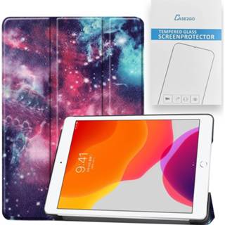 👉 Active Case2go - Tablet hoes&Screenprotector geschikt voor iPad 2021 / 2020 2019 10.2 Inch Auto Wake/Sleep functie Galaxy 8719793173724