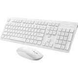 👉 Draadloos toetsenbord wit active ZGB 8810 Mute + muisset (wit)