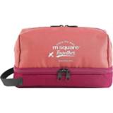 👉 Toilettas roze active MSQuare Travel Pak Kosmetische Opbergtas, Kleur: 2-laags Dry&Wet Separation Pink (Classic)