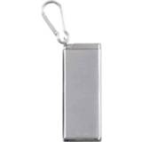 👉 Asbak zilver active Draagbare sigarettenkoffer Draagbaar met deksel verzegelde asbak, kleur: