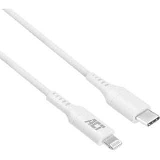 👉 Wit ACT USB-C naar Lightning 1m 8716065490084