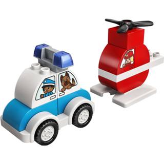 👉 LEGO DUPLO 10957 Brandweerhelikopter en Politiewagen 5702016911282