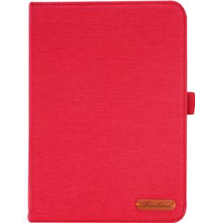 👉 Tablethoes rood active Case2go - Tablet hoes geschikt voor iPad Mini 6 (2021) 8.3 Inch Book Case met Soft TPU houder 8719793163497