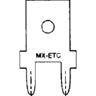 Molex 197054301 PCB Tab Quick Disconnect, Male, for Wire, Box, 6.35 x 0.81mm 2050007102595