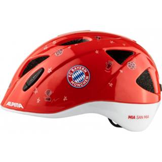 Fiets helm rood uniseks Alpina - Kid's Ximo FCB Fietshelm maat 45-49 cm, 4003692310637