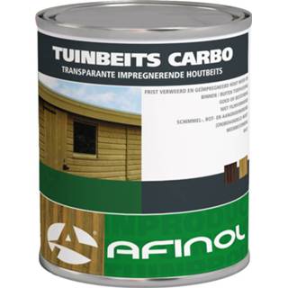 Tuinbeits transparant bruin Afinol Carbo 750 ml 8717344261319