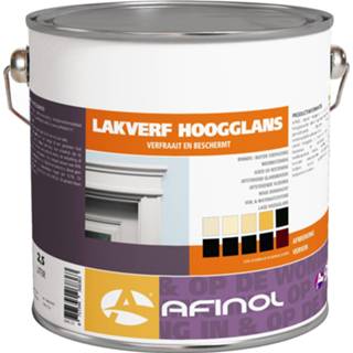 👉 Hoogglans lakverf AntracietGrijs Afinol (RAL 7016) 2,5 liter