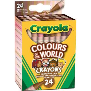 👉 Waskrijt Crayola Colors of the World - Waskrijtjes, 24st. 71662301149