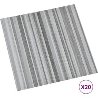 👉 Vloer plank PVC active grijs Vloerplanken zelfklevend 55 st 5,11 m² lichtgrijs 8720286082461