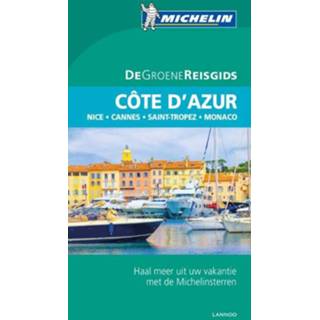 👉 Groene unisex groen Michelin gids Cote d'Azur 9789401431033