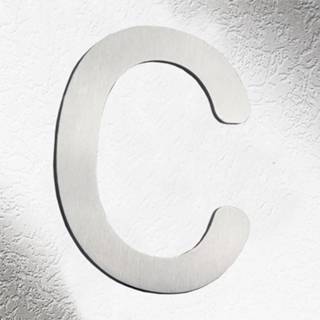Huisnummer roestvrij staal Huisnummers, goede kwaliteit - letters c